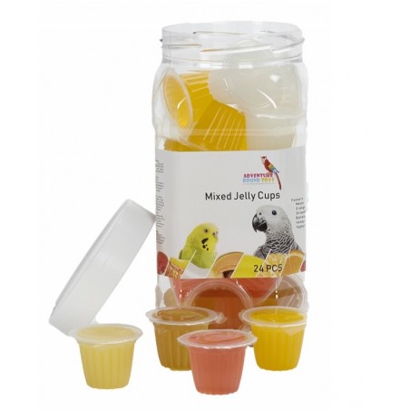 Jelly cup Mix 24 stk - Fuglesnack